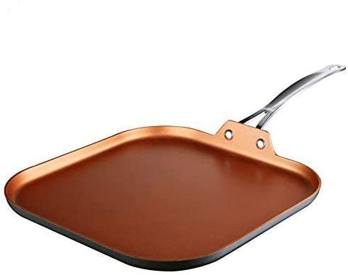 COOKSMARK Copper Griddle Pan