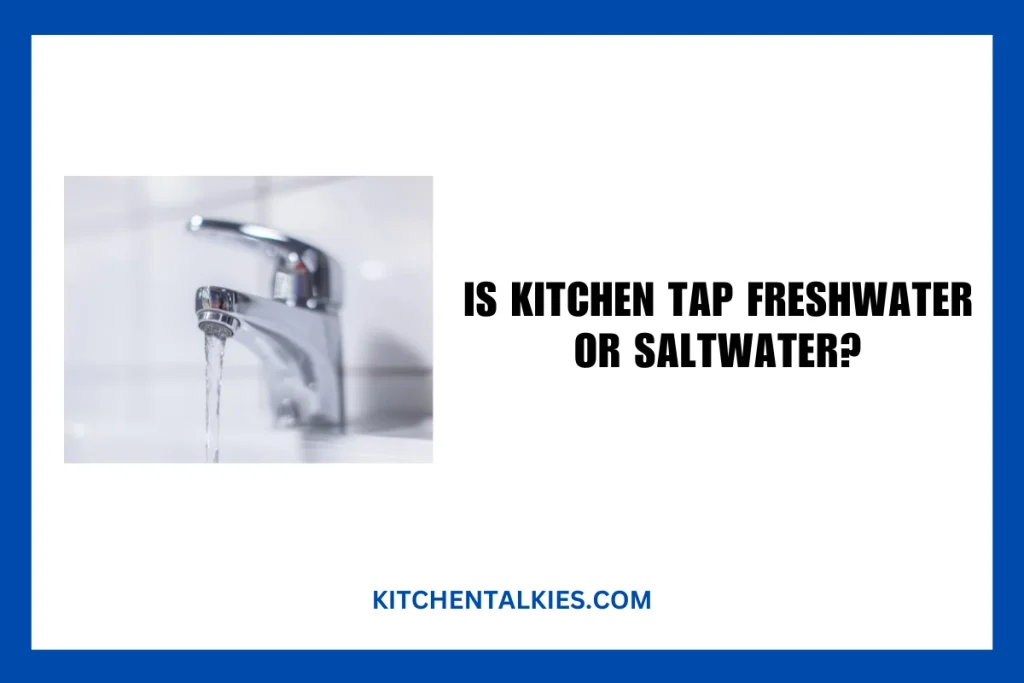 Is Kitchen Tap Freshwater Or Saltwater